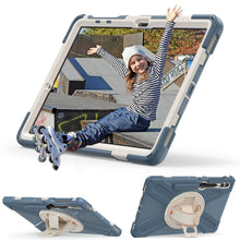 Load image into Gallery viewer, ProElite Cover for Galaxy Tab S9+/ S9 FE+/S10+ Case, Rugged 3 Layer Armor case for Samsung Tab S9 Plus/S8 Plus/S7 Plus/S7 FE/S10+ 12.4 inch with S Pen Holder and Rotating Kickstand, Cornflower Blue
