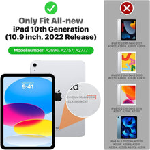 Load image into Gallery viewer, ProElite Cover for Apple iPad (A16) 11th/10th Generation (2025/2022) Cover Case, Transparent Smart case for iPad 11th/10th Gen 2025/2022 (Supports Auto Sleep Wake) with Stylus Pen, Eiffel
