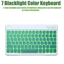 Load image into Gallery viewer, ProElite Keyboard case for Realme Pad 3 11.6 inch 2026, Magnetic Detachable Wireless Bluetooth Keyboard for Realme Pad 3 11.6 inch 2026 Built-in 7-Colors Backlit, Dark Green
