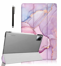 Load image into Gallery viewer, ProElite Cover for Xiaomi Mi Pad 8/8 Pro/Mi Pad 7/7 Pro 11.2 inch Cover, Flip Case Cover with Transparent Back &amp; Stylus Pen [Auto Sleep Wake Support], Marble Pink
