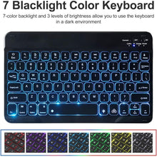 Load image into Gallery viewer, ProElite Keyboard case for Realme Pad 3 11.6 inch 2026, Magnetic Detachable Wireless Bluetooth Keyboard for Realme Pad 3 11.6 inch 2026 Built-in 7-Colors Backlit, Black
