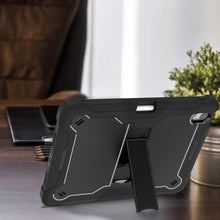 Load image into Gallery viewer, ProElite Cover for iPad Air 11 inch M3/M2 2025/2024 &amp; Air 10.9 5th/4th Gen, Rugged Shockproof Heavy Duty Back Case Cover for iPad Air 11 inch M3/M2 2025/2024 2025/2024 with Apple Pencil Holder, Black
