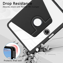 Load image into Gallery viewer, ProElite Case Cover for OnePlus Pad Go 11.35 inch Cover, 360 Degree Rotatable Smart Flip Case for OnePlus Pad Go 11.35 inch, Transparent Back with Pen Holder, Black (Will NOT FIT OnePlus Pad 11.6)
