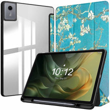 Load image into Gallery viewer, ProElite Cover for Motorola Pad 60 Neo 11 inch 2025, Smart Flip Case Cover for Motorola Pad 60 Neo 11 inch 2025 with Pen Holder, Flowers [Transparent Back]
