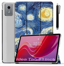 Load image into Gallery viewer, ProElite Case Cover for Lenovo idea Tab 11 inch Cover, Smart Flip Case Lenovo idea Tab 11 inch 2025 Tablet Translucent Back with Stylus Pen, Starry Night
