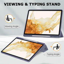 Load image into Gallery viewer, ProElite Cover for Samsung Galaxy Tab A9 Plus 11 inch Cover Case, Smart Flip Case Cover for Samsung Galaxy Tab A9+ 11 inch with S Pen Holder, Lavender [Transparent Back]
