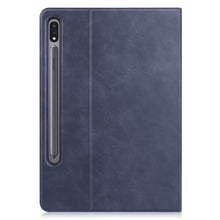 Load image into Gallery viewer, ProElite Smart Flip case Cover for Samsung Galaxy Tab S8 Plus/S7 Plus/S7 FE 12.4 Inch SM-SM-T970/T975/T976/X800/X806 with SPen Holder, Dark Blue
