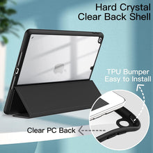 Load image into Gallery viewer, ProElite Case Cover for Apple iPad 10.2 inch Case, Smart Flip Case Cover for Apple iPad 10.2 inch 2021 9th/8th/7th Gen, Clear Soft Back with Pencil Holder, Stars
