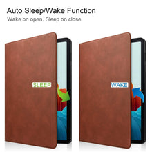 Load image into Gallery viewer, ProElite Cover for Samsung Galaxy Tab S9 FE+/S9 Plus/S10+ 12.4 inch Cover Case, Smart Flip case Cover for Samsung Galaxy Tab S9 FE Plus/S9 Plus/S10 Plus 12.4 inch with S Pen Holder, Brown
