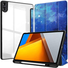 Load image into Gallery viewer, ProElite Case Cover for Poco Pad 12.1 inch Cover, Transparent Flip Case for Poco Pad 12.1 inch with Pen Holder, [Supports Auto Sleep Wake Function], Stars
