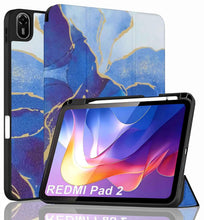 Load image into Gallery viewer, ProElite Cover for Xiaomi Redmi Pad 2 11 inch Case, Soft Flexible Flip Case Cover for Xiaomi Redmi Pad 2 11 inch with Pen Holder, Support Auto Sleep Wake, [Recoil Series] - Ocean Blue
