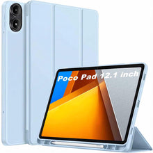 Load image into Gallery viewer, ProElite Cover for Poco Pad 12.1 inch Cover, Soft Flexible Flip Case Cover for Poco Pad 12.1 inch with Pen Holder, Support Auto Sleep Wake Feature, [Recoil Series] - Light Blue
