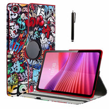 Load image into Gallery viewer, ProElite Cover for Lenovo Tab 10.1 inch 2025, 360 Rotatable Smart Flip Case Cover for Lenovo Tab 10.1 inch 2025 Tablet with Stylus Pen, Hippy
