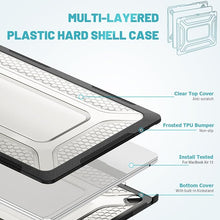 Load image into Gallery viewer, ProElite Case for MacBook Air 15 Case 2023 2024 2025 Release M4 M3 A3114 M2 A2941 with Liquid Retina Display &amp; Touch ID,Heavy Duty Honeycomb Hard Shell with Slim TPU Bumper &amp; Fold Kickstand, Black
