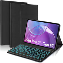 Load image into Gallery viewer, ProElite Keyboard case for Lenovo Idea Tab Pro 2nd Gen 13 inch 2026, Magnetic Detachable Wireless Bluetooth Keyboard for Idea Tab Pro 2nd Gen 13 inch 2026 [Built-in 7-Colors Backlit], Black
