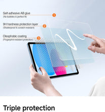 Load image into Gallery viewer, ProElite Screen Protector for iPad 11th Generation 11 inch/10th Generation 10.9 inch, Tempered Glass Screen Protector with quick installation tray, 9H Hardness [1-Pack]
