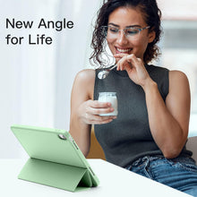 Load image into Gallery viewer, ProElite Smart Case for iPad (A16) 11th/10th Generation (2025/2022) [Auto Sleep/Wake Cover] [Left Side Pencil Holder] [Soft Flexible Case] Recoil Series - Matcha Green
