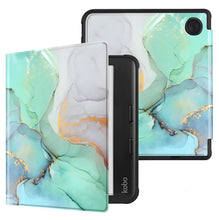 Load image into Gallery viewer, ProElite Cover Case for Kobo Libra 7 inch Cover Case, Smart Flip Case Cover for Kobo Libra 7 inch Support Auto Sleep Wake, Marble Green
