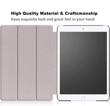 Load image into Gallery viewer, ProElite Cover for Apple iPad 10.2 inch case Cover, Smart Flip Case Cover for Apple iPad 10.2" 9th Gen (2021) / 8th Gen / 7th Gen with Stylus Pen, Marble Purple
