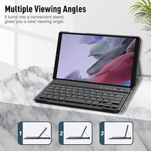 Load image into Gallery viewer, (Refurbished) ProElite Detachable Wireless Bluetooth Keyboard case Cover for Samsung Galaxy Tab A7 Lite 8.7 inch SM-T220/T225/T227, Black
