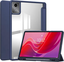 Load image into Gallery viewer, ProElite Cover for Lenovo Tab M11 Case Cover, Smart Flip Case Cover for Lenovo Tab M11 11 inch with Pen Holder, Dark Blue [Transparent Back]
