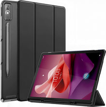 Load image into Gallery viewer, ProElite Cover for Lenovo Tab P12 12.7 inch Case, Smart Flip Case Cover for Lenovo Tab P12 12.7 inch, Translucent Back with Pen Holder, Black
