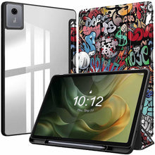 Load image into Gallery viewer, ProElite Cover for Motorola Pad 60 Neo 11 inch 2025, Smart Flip Case Cover for Motorola Pad 60 Neo 11 inch 2025 with Pen Holder, Hippy [Transparent Back]
