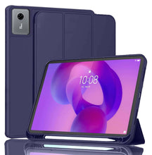 Load image into Gallery viewer, ProElite Cover for Lenovo idea Tab 11 inch 2025 case Cover, Soft Flexible Flip Case Cover for Lenovo idea Tab 11 inch 2025 with Pen Holder [Recoil Series] - Dark Blue
