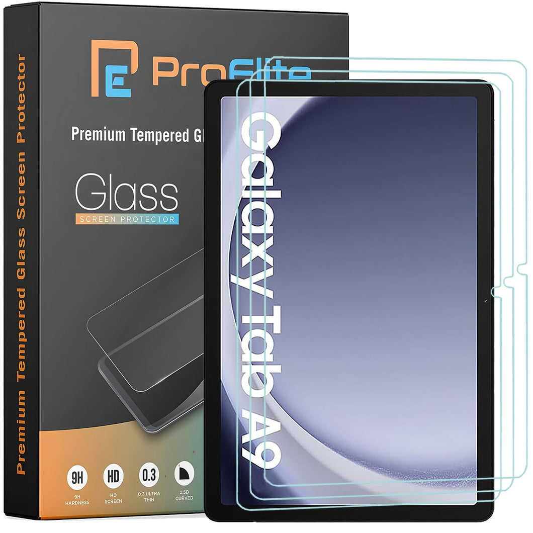 ProElite Screen Protector for Samsung Galaxy Tab A9 8.7 inch, Premium Tempered Glass Screen Protector for Samsung Galaxy Tab A9 8.7 inch with 9H Hardness and Smudge Proof [3-Pack]