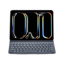 Load image into Gallery viewer, ProElite Magnetic Bluetooth Keyboard case for Apple iPad Pro 11 inch 2024 M4, Grey
