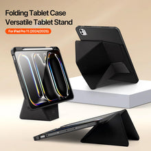 Load image into Gallery viewer, ProElite Versatile Tablet Stand case for Apple iPad Pro 11 inch 2024/2025 M4/M5 5th/6th Gen, Smart flip Case with Stable Stands with Pencil holder for iPad Pro 11 M4/M5, Black
