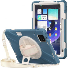 Load image into Gallery viewer, ProElite Rugged 3 Layer Armor case Cover for Xiaomi Mi Pad 6 11inch with Hand Grip and Rotating Kickstand with Shoulder Strap &amp; Pen Holder, Cornflower Blue
