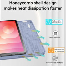 Load image into Gallery viewer, ProElite Cover for Samsung Galaxy Tab S11 Ultra 14.6 inch case Cover, Soft Flexible Flip Case Cover for Samsung Galaxy Tab S11 Ultra 14.6 inch with Pen Holder [Recoil Series] - Lavender
