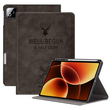 Load image into Gallery viewer, ProElite Case Cover for Xiaomi Mi Pad 8/8 Pro 11.2 inch Case, Deer Flip case Cover for Mi Pad 8/8 Pro 11.2 inch Case with Pen Holder [Auto Sleep Wake Feature], Coffee
