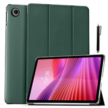 Load image into Gallery viewer, ProElite Case Cover for Lenovo Tab 10.1 inch 2025 Case, Smart Flip Case Cover for Lenovo Tab 10.1 inch 2025 Case Translucent Back with Stylus Pen [Auto Sleep Wake Feature], Dark Green

