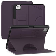 Load image into Gallery viewer, ProElite Case Cover for iPad Air 13 inch M3/M2 2025/2024, Smart Magnetic Shockproof Protective Case for Apple iPad Air 13 inch M3/M2 2025/2024 5 Stable Stands with Pencil Holder, Dark Purple
