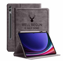 Load image into Gallery viewer, ProElite Cover for Samsung Galaxy Tab S9 Plus/S9 FE+/S10+ 12.4" Cover Case, Deer Smart Flip case Cover for Samsung Galaxy Tab S9 Plus/S9 FE Plus/S10+ 12.4 inch, with S Pen Holder, Coffee
