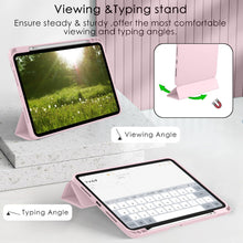 Load image into Gallery viewer, ProElite Case Cover for Apple iPad Pro 13 inch M4/M5 2024/2025 Cover, Pencil Case for iPad Pro 13 M4/M5 2024/2025 with Pencil Holder [Soft Flexible Case] Recoil Series - Pink
