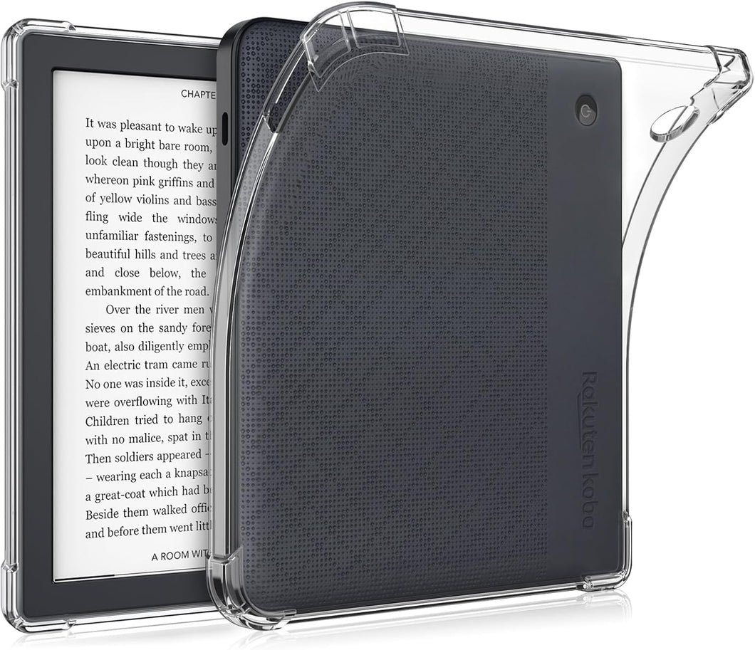 ProElite Soft TPU Transparent Back Case Cover for Kobo Libra Colour 7 inch 2024 / Kobo Libra 2 2021 (7 inch) (Clear)