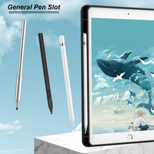 Load image into Gallery viewer, ProElite Smart Case for iPad 10.2 inch 2021 9th/8th/7th Gen [Auto Sleep/Wake Cover] [Pencil Holder] [Soft Flexible Case] Recoil Series - Marble Grey with Stylus Pen
