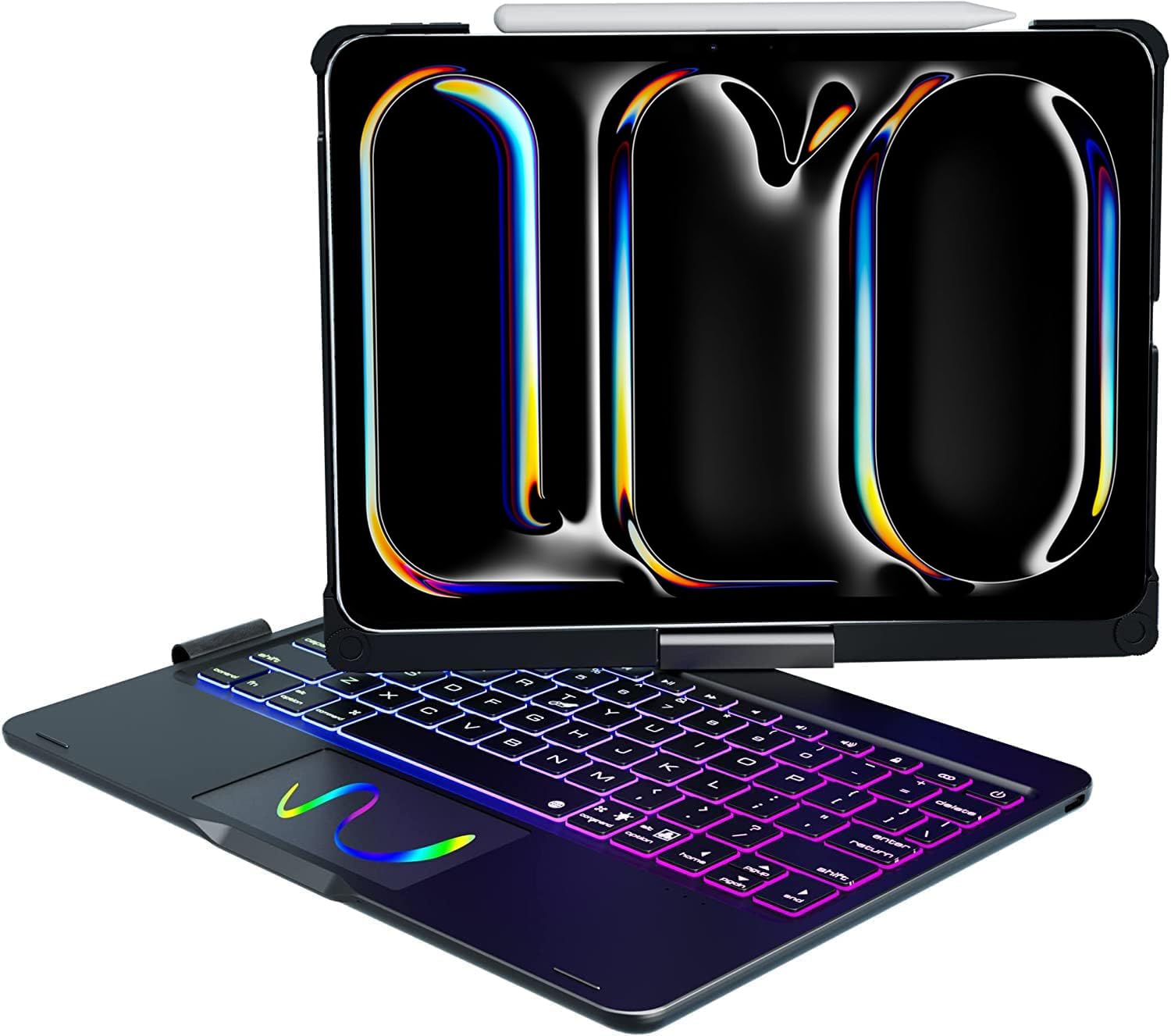 ProElite 360 Degree Rotatable Wireless Bluetooth TouchPad Keyboard