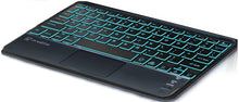 Load image into Gallery viewer, ProElite TouchPad Keyboard case for Xiaomi Redmi Pad 2 11 inch, Magnetic Detachable Wireless Bluetooth TouchPad Keyboard Built-in 7-Colors Backlit with Pen Holder, Dark Blue
