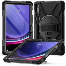 Load image into Gallery viewer, ProElite Cover for Samsung Galaxy Tab S10 Lite 10.9&quot;/S9 Fe 10.9/S10 FE 10.9&quot;/ S9/S8/S7 11&quot; Cover Case, Rugged 3 Layer Armor case Cover and Rotating Kickstand, Rainbow Blue

