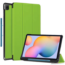 Load image into Gallery viewer, ProElite Case Cover for Galaxy Tab S6 Lite 10.4 inch Cover, Smart Flip case for Samsung Galaxy Tab S6 Lite 10.4 Inch 2024 SM-P610/P615 with S Pen Holder Supports S Pen Magnetic Attachment, Mint Green
