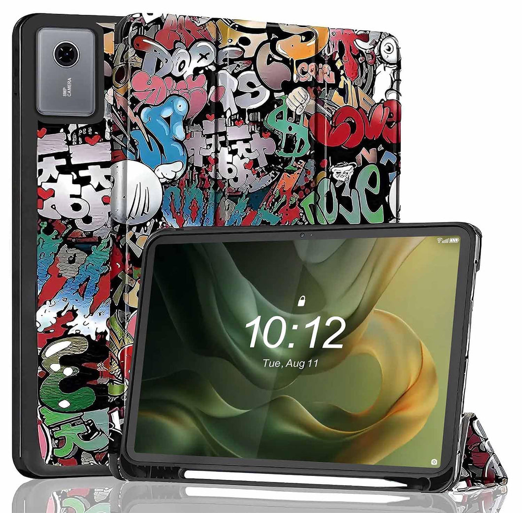 ProElite Cover for Motorola Pad 60 Neo 11 inch 2025 case Cover, Soft Flexible Flip Case Cover for Motorola Pad 60 Neo 11 inch 2025 with Pen Holder [Recoil Series] - Hippy