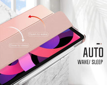 Load image into Gallery viewer, ProElite Case for iPad Air 11 Inch M4/M3/M2 2026/2025/2024, Air 5th Gen 2022/iPad Air 4th Gen 2020 10.9 Inch, Slim Hard PC Translucent Back Shell Smart Cover Fit iPad Air 11 M3/M2 &amp; Air 10.9 Case, Rose Gold
