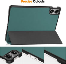 Load image into Gallery viewer, ProElite Cover for Poco Pad 12.1inch Cover Case, Trifold Flip Case for Poco Pad 12.1 inch tablet Support Auto sleep wake feature, Dark Green
