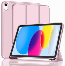 Load image into Gallery viewer, ProElite case for iPad Air 11 inch M4/M3/M2 2026/2025/2024, iPad Air 5th/4th Gen Case 10.9 Inch, Smart Flip Case Cover for Apple iPad Air with Pencil Holder [Auto Sleep/Wake] with Stylus Pen - Pink
