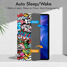Load image into Gallery viewer, ProElite Case Cover for Lenovo Tab 10.1 inch 2025 Case, Smart Flip Case Cover for Lenovo Tab 10.1 inch 2025 Case Translucent Back with Stylus Pen [Auto Sleep Wake Feature], Hippy

