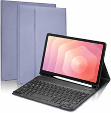 Load image into Gallery viewer, ProElite Keyboard case for Samsung Galaxy Tab S11 11 inch with Pen Holder, Magnetic Detachable Wireless Bluetooth Keyboard for Samsung Galaxy Tab S11 11 inch, Lavender
